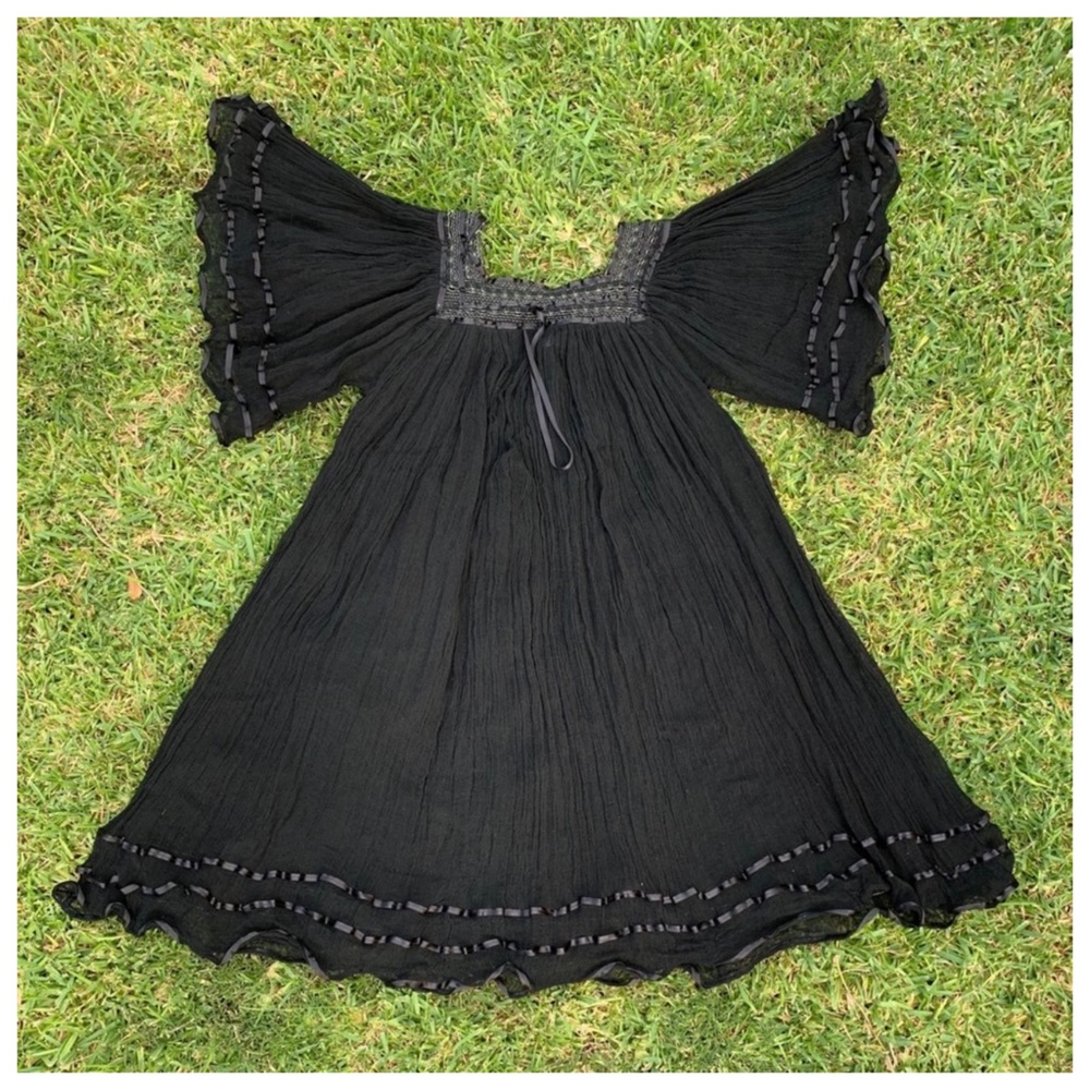 Mexican gauze Angelita Bohemian Dress OS NEW
